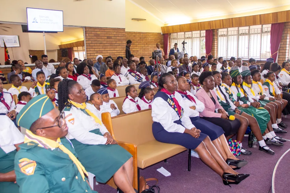 Congregation gathered for worship at Edenvale SDA Church